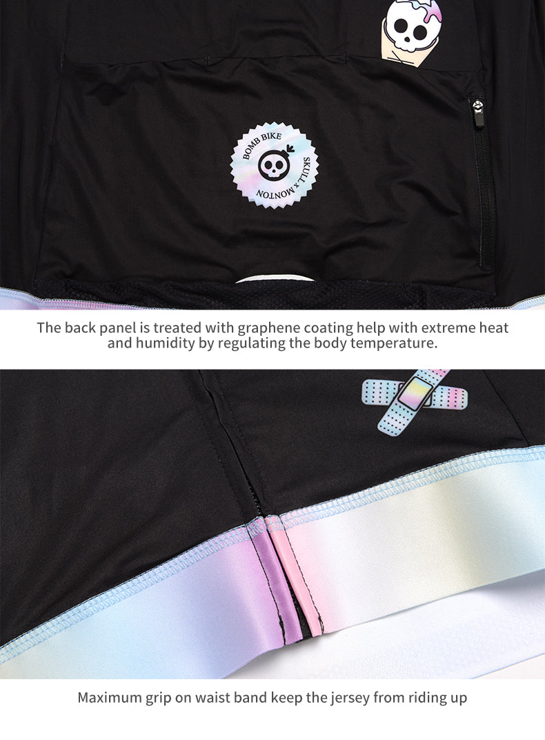 Rainbow Cartoon Black